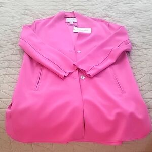 Carolina Belle bright pink light weight coat/jacket size M
